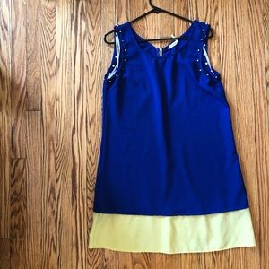 Blue “blu pepper”Summer Dress